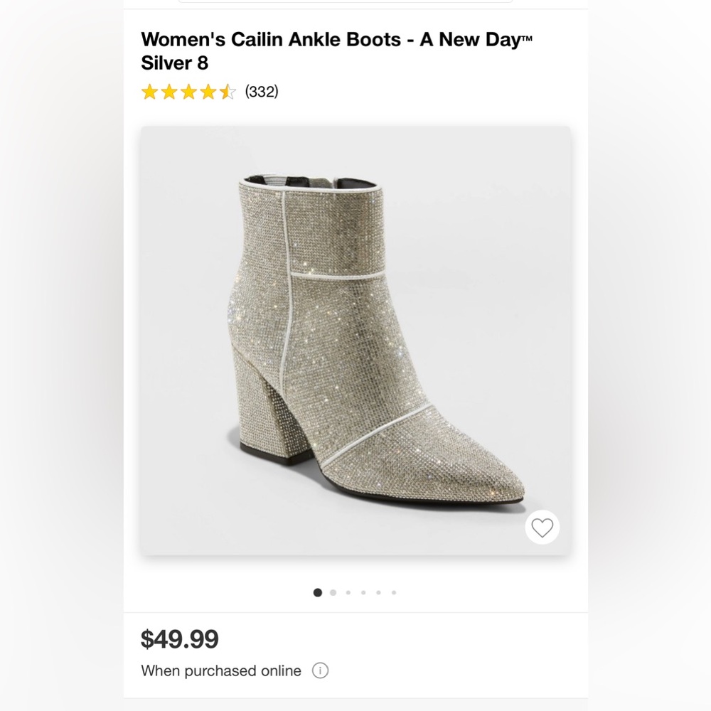 Rhinestone Booties - image 1